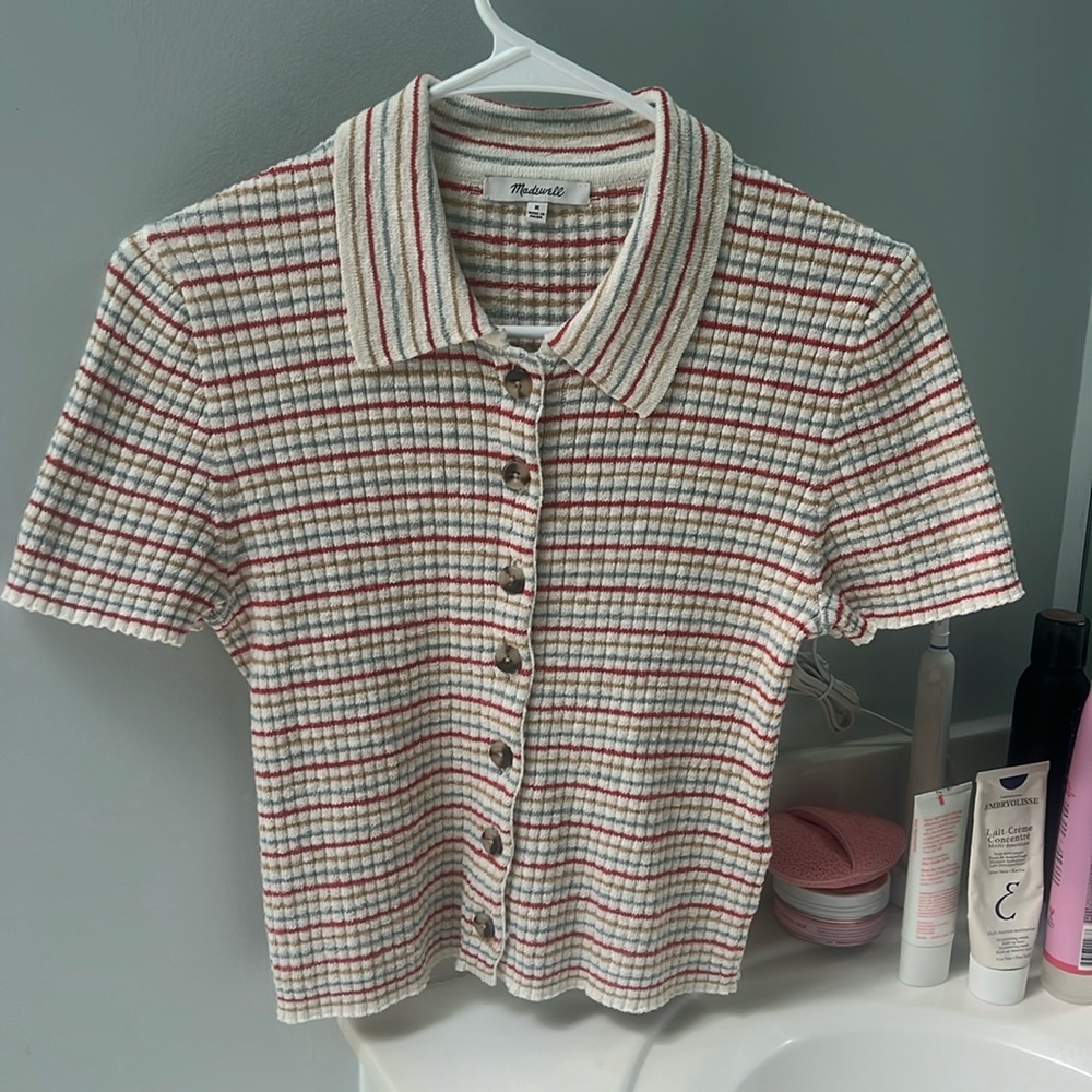 Madewell Knit Short Sleeve Sweater / Size M / Fits Like Size S / EUC